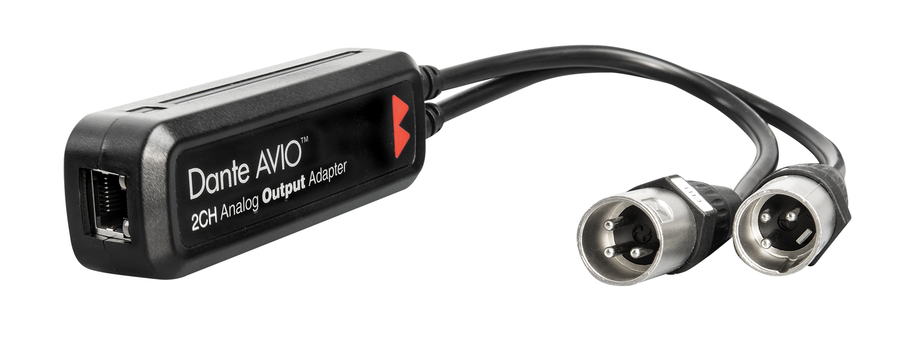 Dante 2 Channel Output XLR Adapter Listen Technologies