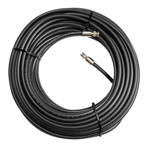 Cable coaxial preensamblado RG-8 de 50 ohmios envuelto