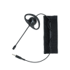 Cable management pocket shown with ear speaker inside