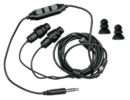 Bouchons d'oreilles de protection casque audio avec commandes de volume et protection auditive supplémentaire