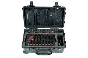 Imagen de producto de un maletín de viaje con kit de demostración ListenTALK.