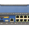 LN100E Navilution EVO Server - boîtier bleu avec entrées et sorties pour alimentation, GPS, HDMI, USB, DCP, SBC, ANT Ctrl