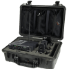 Product photo of ListenTECH WL-DK11 showing open hard carrying case of transmitter, receivers, and headsets.