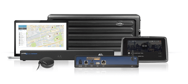 BYOD Plus system image with a portable hard case, a tablet for viewing the tour route, a Listen EVERYWHERE Wi-Fi server, Navilution server, GPS receiver, an display control panel. d