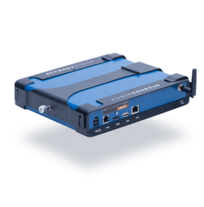 Navilution Next Server - blaues Kästchen mit Ein-/Ausgabeanzeige