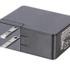 Four port USB charger on its side