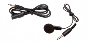Universal single ear bud with extension cord
