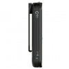 Side view of the sleek and discreet LR 4200 72 MHz Receiver showing headset jack and charger plug