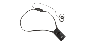 Intelligent DSP RF Receiver Package 1 (72 MHz) with neck loop lanyard and single over the ear speaker