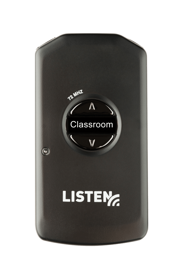 A classroom ListenRF 72MHz receiver