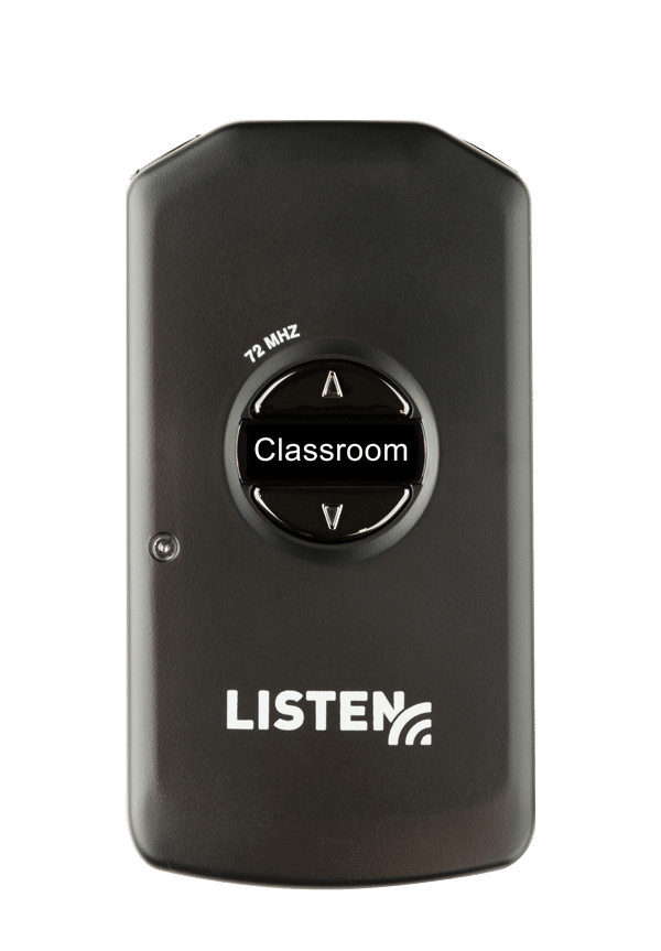 Receptor ListenRF de 72MHz para el aula