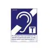 T Logo Installed Adhesive Sign - Small (5.8" x 4.1")