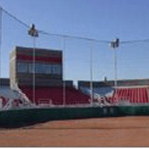 University of Las Vegas Baseball field with bleachers in background
