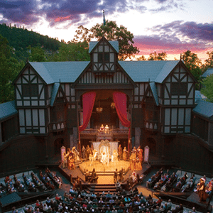 État en plein air au festival Shakespeare