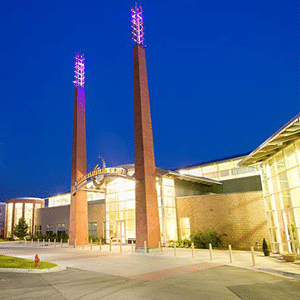 Front view of Davis Conference Center