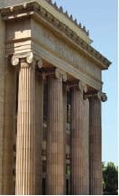 Vue latérale du palais de justice de l'Oregon