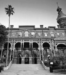 Front view of University of Tampa