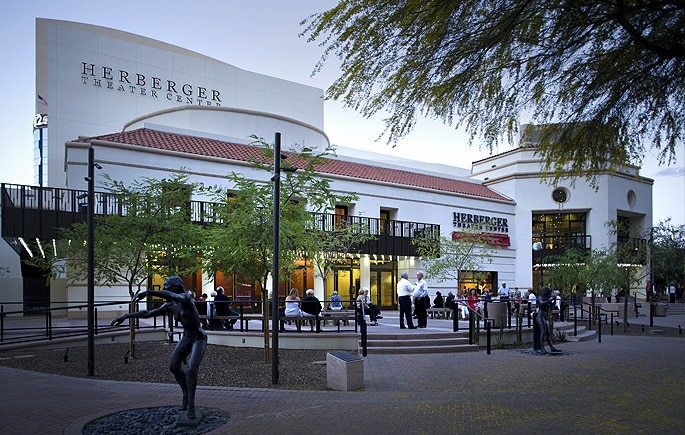 Outside view of Herberger Theater Center building