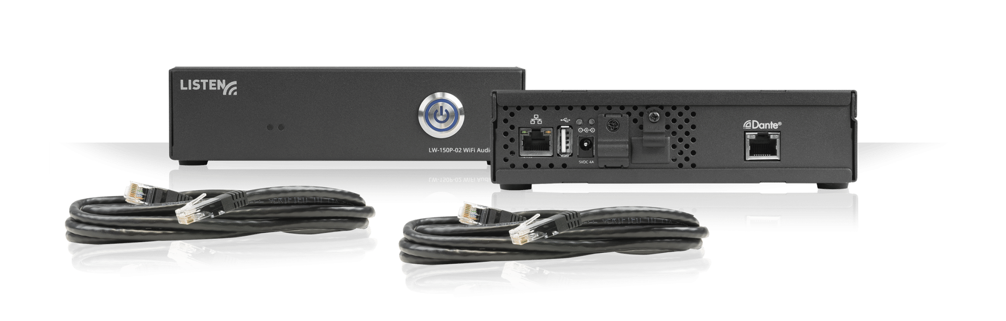 Front and back view of the LW-150P-02-D servers