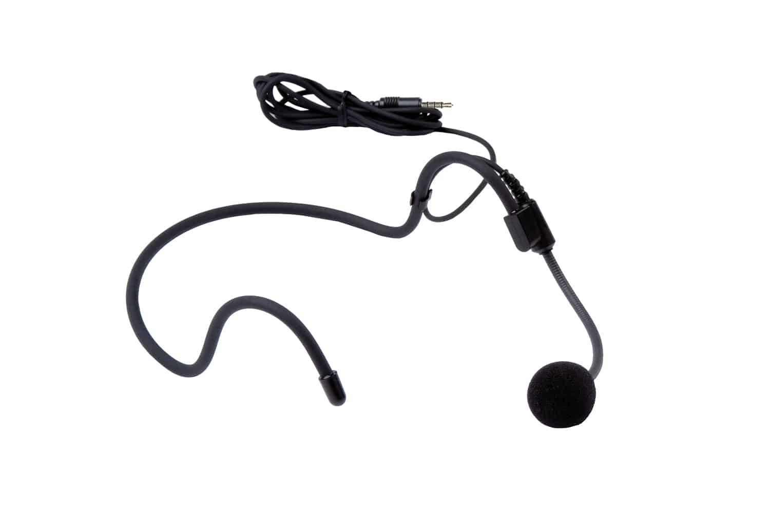 Behind the head discount headphones with microphone
