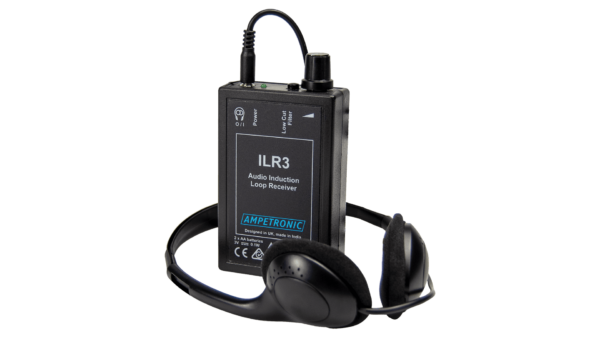 A picture of an ILR3+ Induction Loop Receiver.