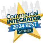 Graphic of the "Commercial Integrator Best of 2024 Winner!"