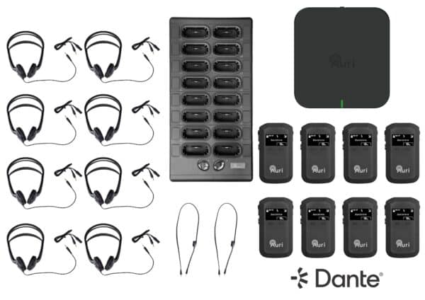 Auri™ ADA Compliance System 8 (Dante/Black) (Up to 200)