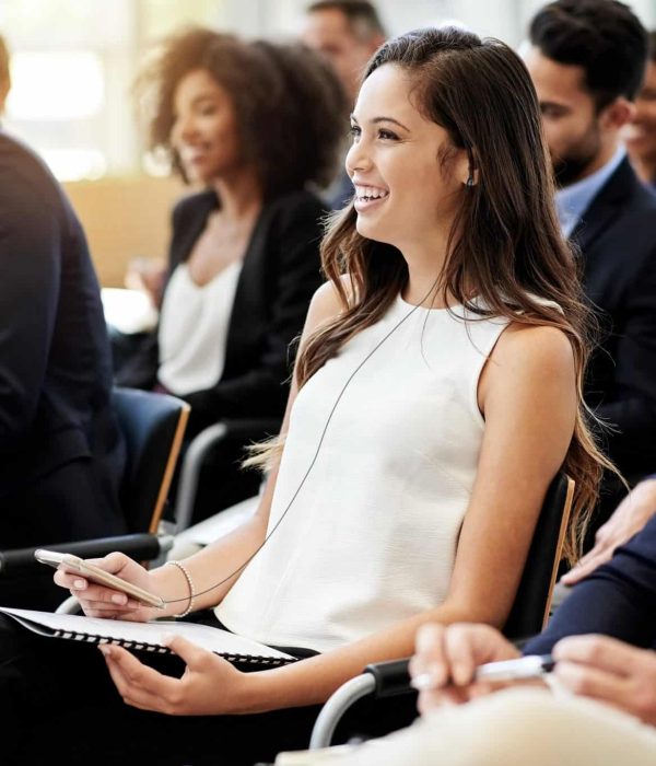 It’s a chance to learn something new Shot of a group of businesspeople attending a conference